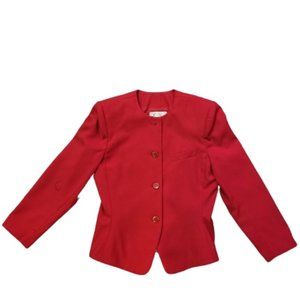 vintage red jacket